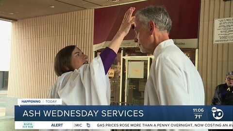 Catholics, Christians in San Diego observe Ash Wednesday