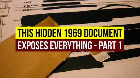 This Hidden 1969 Document Exposes Everything - Part 1