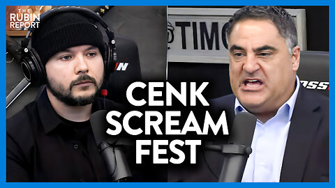 Watch Tim Pool Try to Stay Calm as Cenk Uygur Screams Insults In His Face