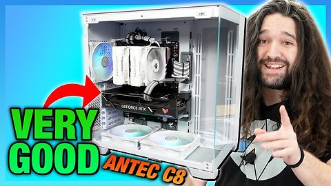 Surprisingly Good: Antec C8 ARGB Case Review, Thermals, Cable Management, & Noise