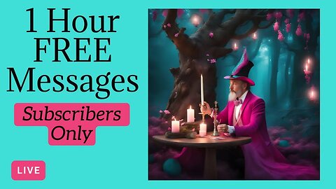 1 Hour Free Live Tarot - 1 FREE Message