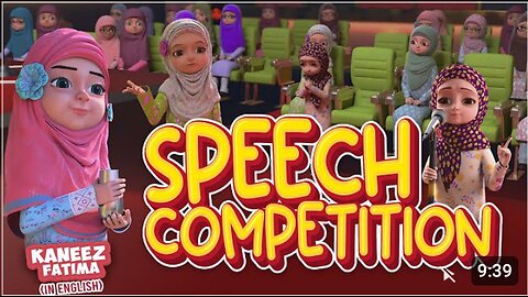 Speech competition, Islamic cartoon 2023