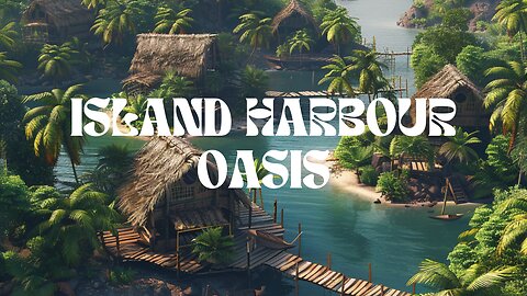 Island Harbour Oasis: Ambient Relaxing Music for Serenity by the Sea
