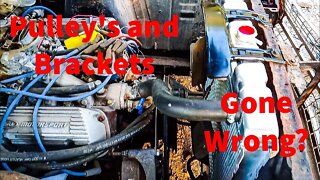 Alternator pulley and bracket fix on 351 Windsor. #nonamenationals #1968fordfairlane500