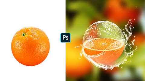 Transparent Effect in Photoshop | Transparent Orange Manipulation | Pixitz Studio