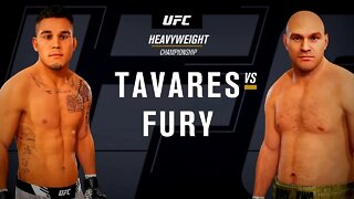 EA Sports UFC 4 Gameplay Tyson Fury vs Brad Tavares