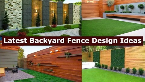 100 Backyard Fence Design Ideas 2022 | Exterior Boundary Front Wall Design | Patio Garden Fence