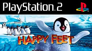HAPPY FEET (PS2) - Gameplay do início do jogo do filme Happy Feet O Pinguim de PC/GameCube! (PT-BR)