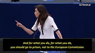 Polish MEP Zajączkowskiej-Hernik to Von der Lying [Bitch]: You should be in prison