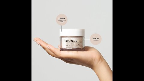 Honest Beauty Hydrogel Cream with Hyaluronic Acid