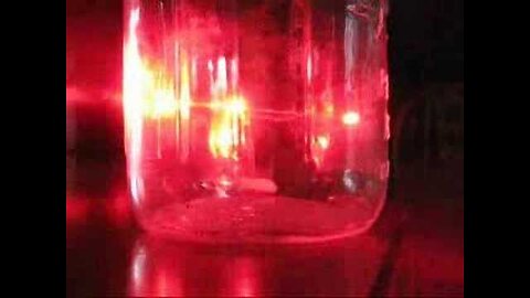 200mW Laser Lights Match in a jar!