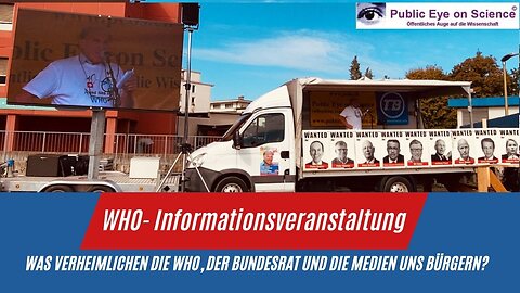 Livestream - 7. Oktober 23 - Was verheimlichen die WHO, der Bundesrat und die Medien uns Bürgern?