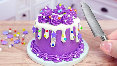 💜 Wonderful Miniature Purple Cake Decorating | 1000+ Perfect Ideas By Mini Cakes Baking