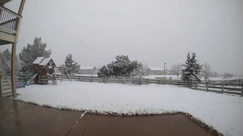 Time Lapse - Weather Monument, CO March 13th, 2021