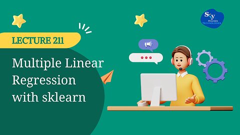 211. Multiple Linear Regression with sklearn | Skyhighes | Data Science