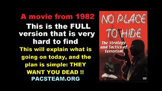 No Place to Hide 1982 told you they WILL use camps to KILL you