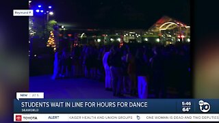 Otay Ranch High School students wait in line for hours for Homecoming Dance
