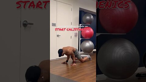 Starting Calisthenics - Beginner Routine at the End #shorts