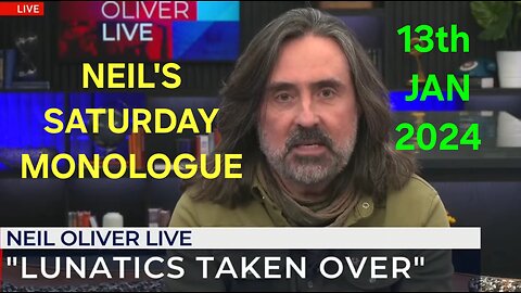 Neil Oliver's Saturday Monologue - 13th January 2024.