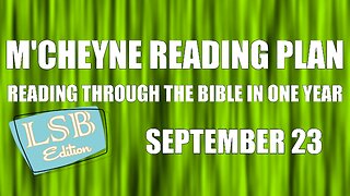 Day 266 - September 23 - Bible in a Year - LSB Edition