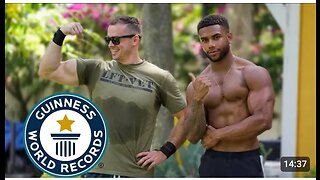 Training With Marine WORLD RECORD Pullup Holder | Michael Eckert