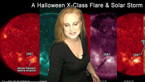 An X-Flare & Direct Hit by Halloween | Informal Solar Storm Forecast 10.28.2021