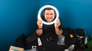 Unboxing: Aureday Upgraded 12” Ring Light with Stand and Phone Holder, Dimmable Led Phone