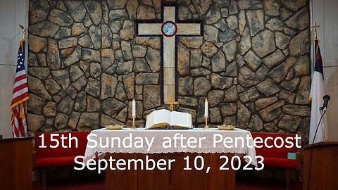 15th Sunday after Pentecost - September 10, 2023 - Minds on the Things of God - Matthew 16:21-26