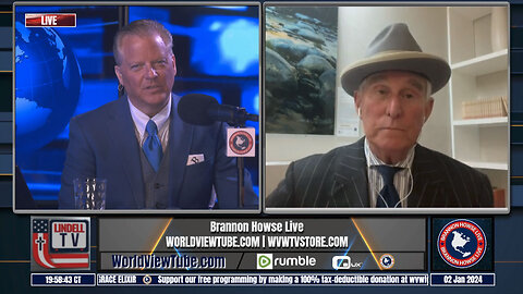 Roger Stone Joins Brannon Howse to Tell Him Why He Made Roger's Best and Worst Dressed List