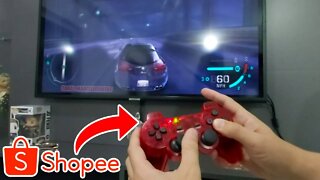 Controle Sem Fio para PlayStation 2 da Shopee