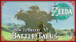 Battle Talus • Zelda Tears of the Kingdom TOTK