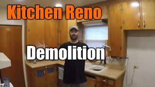 Massive Kitchen Reno | Demolition Day 1 | THE HANDYMAN |