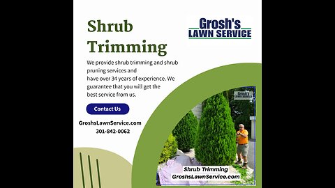 Shrub Trimming Rohrersville Maryland Landscape Company