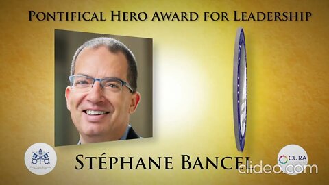 Vatican gives Jesuit trained Moderna CEO Stéphane Bancel the 'Pontifical Hero Award' (2021)