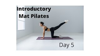 Introductory Mat Pilates Workout Day 5