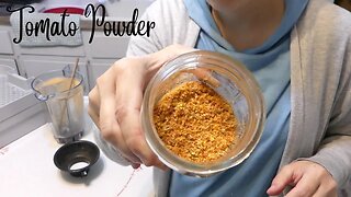 How to make TOMATO POWDER~Dehydrating tomatoes