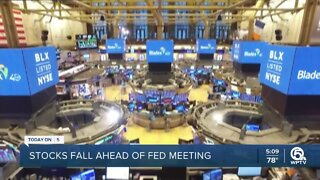 Stocks dip into bear market before big announcement by Federal Reserve