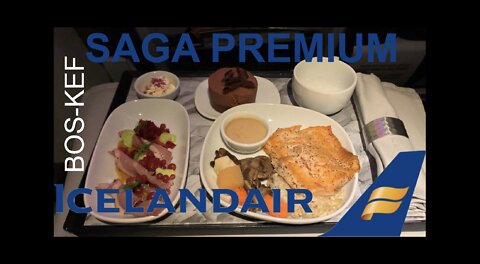 Icelandair Saga Premium Business Class, BOS-KEF 767