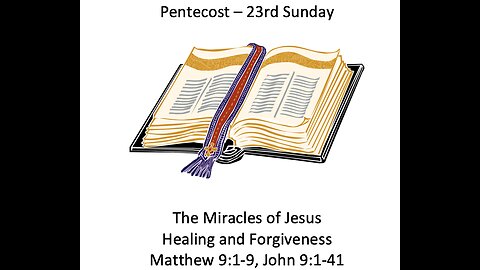 22-11-13 Sunday Elective - Miracles - Forgiveness