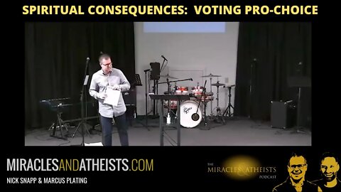 "Spiritual Consequences" for Voting Pro-Choice?