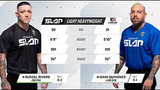 Power Slap 1: Russell Rivero vs Isaih Quinones | Prelims