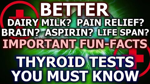 Best Thyroid Tests, Best Aspirin, Best Milk? Worst Toxins, Healthier Brain, Pain Relief- Health News