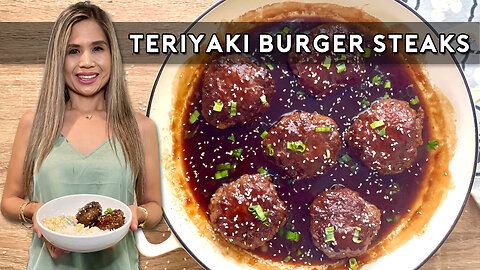 TERIYAKI BURGER STEAKS | Incredibly Flavorful