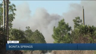 Bonita Springs firefighters responded to multiple brushfires