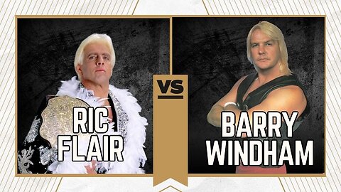 The Ric Flair vs. Barry Wndham Matches are Some of the BEST in Pro Wrestling History(PATREON)