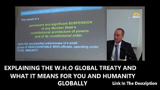 PHILLIPE KRUSE EXPLAINS THE W.H.O TREATY AND WHAT IT MEANS FOR HUMANITY
