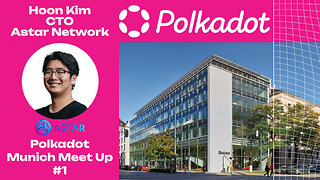 Hoon from Astar Network at Polkadot Munich Meet Up