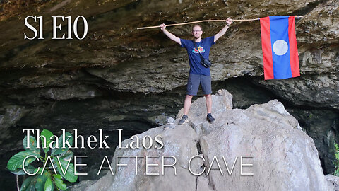 S1E10: We became real cavemen on the Thakhek loop in Laos