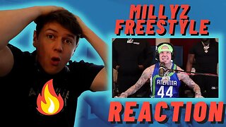MGK DISS!! Millyz HolyWater Freestyle on The Come Up Show Live - IRISH REACTION