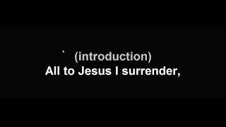 I surrender all (Karaoke)